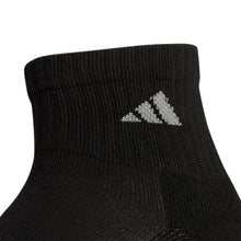Load image into Gallery viewer, adidas Men's Athletic Cushioned Quarter Socks (6-Pair), Black/Aluminum 2, Large