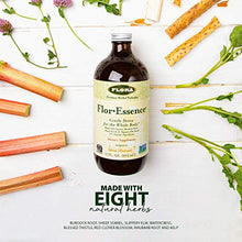 Load image into Gallery viewer, Flora Flor Essence Liquid Tea Blend 32oz LARGE - Gentle Detox Cleanse with Burdock Root, Slippery Elm, Kelp, Thistle - Premium Organic Ingredients