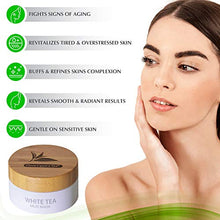 Load image into Gallery viewer, White Tea Mud Mask - 100 ml, Antioxidant Facial Treatment, Smoothes Fine Lines, Wrinkles, Deep Cleanse, Detoxifies Face, Removes Dark Spots, Skin Pigmentation, Blackheads, Pore Minimizer, Anti Aging