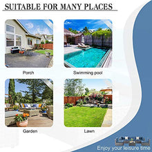 Load image into Gallery viewer, SUNLEI 7pcs Patio Outdoor Furniture Sets Conversation Set,Low Back All-Weather Rattan Sectional Sofa with Tea Table&Washable Couch Cushions(Silver Rattan)(Aegean Blue)
