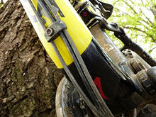 Load image into Gallery viewer, All Mountain Style AMSFG1CLSV Honeycomb High Impact Frame Guard Basic – Protects Your Bike from Scratches and dings, Clear/Silver