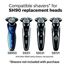 Load image into Gallery viewer, Philips Norelco SH90/72 Replacement Heads New Version for Series 9000 (Replaces SH90/62)