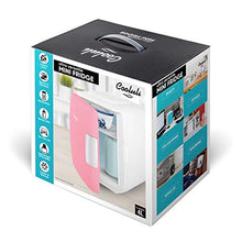 Load image into Gallery viewer, Cooluli Skincare Mini Fridge for Bedroom - Car, Office Desk & Dorm Room - Portable 4L/6 Can Electric Plug In Cooler & Warmer for Food, Drinks, Beauty & Makeup - 12v AC/DC & Exclusive USB Option, Pink