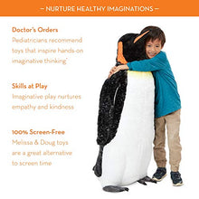 Load image into Gallery viewer, Melissa & Doug Giant Lifelike Plush Emperor Penguin Standing Stuffed Animal (3.4 Feet Tall)