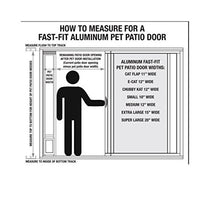 Load image into Gallery viewer, Fast Fit Pet Patio Door 80" Extra Large (White)