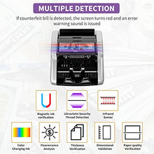 Load image into Gallery viewer, Aneken Money Counter Machine with Value Count, Dollar, Euro UV/MG/IR/DD/DBL/HLF/CHN Counterfeit Detection Bill Counter, ValuCount, Add and Batch Modes, Cash Counter with LCD Display, 2-Year Warranty