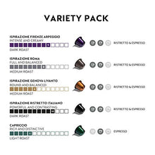 Load image into Gallery viewer, Nespresso Capsules OriginalLine, Ispirazione Variety Pack, Medium & Dark Roast Espresso Coffee, 50 Count Espresso Coffee Pods, Brews 1.35 Ounce