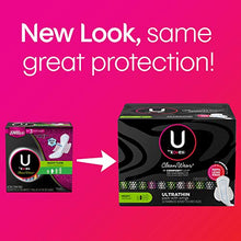 Load image into Gallery viewer, U by Kotex CleanWear Ultra Thin Feminine Pads with Wings, Heavy Absorbency, 40 Count