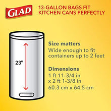 Load image into Gallery viewer, Glad ForceFlex Grey Tall Kitchen Drawstring Trash Bag, Unscented, 13 Gal, 80 Ct (Package May Vary), Trv236004 (79009)