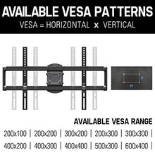 Load image into Gallery viewer, Mounting Dream TV Mount- Full Motion TV Mount for 42-70 inch TVs, TV Wall Mount Bracket with Dual Articulating Arms, Fits 12”- 16” Wood Studs, TV Wall Mounts with VESA 600x400mm Holds up to 100lbs