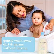 Load image into Gallery viewer, Aveeno Baby Gentle Wash & Shampoo with Natural Oat Extract, Tear-Free & Paraben-Free Formula For Hair & Body, Lightly Scented, 18 fl. oz