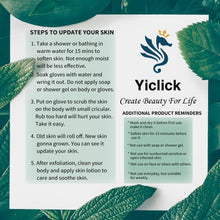 Load image into Gallery viewer, Yiclick Japanese Exfoliating Gloves 2 Pcs, SPA Exfoliator Scrub For Bath Shower Exfoliation Mitt, Body Scrubber Exfoliator, Dead Skin Remover Mitt For Women Men, Brush Sponge Loofah, For Face Leg…
