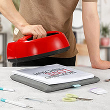 Load image into Gallery viewer, Heat Press Mat Double Sides Used Ironing Insulation Mat for Cricut Easypress, T Shirts and HTV Vinyl Projects (12''x12'')
