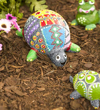 Load image into Gallery viewer, DIY Paint a Rock Pet Kit - Set of 6 (3 Frogs and 3 Turtles) - Children's Arts and Crafts - Includes Weather Resistant Paints and Paintbrush - Indoor Bedroom or Outdoor Yard and Garden Display - 1.25'' - 5.75'' H