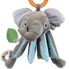 Load image into Gallery viewer, Soft Baby Cloth Book,Crinkle Elephant Fabric Infant Books Teething Teether Toys Education Bunny Toy for Babies Toddler 1 Year Old Boy Girl &Up,Stuffed Farm Animal Jungle Plush Book Touch and Feel Toy