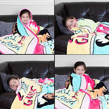 Load image into Gallery viewer, Franco Kids Bedding Super Soft Plush Micro Raschel Blanket, 62 in x 90 in, Disney Princess