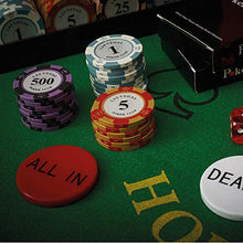 Load image into Gallery viewer, RUNIC Exclusive Poker Set 300 pcs, 14 Gram Clay Poker Chips for Texas Holdem, Black Jack, Casino Grade Chips, Features a Tasteful Shock Resistant Poker Case (Red)