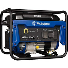 Load image into Gallery viewer, Westinghouse WGen3600v Portable Generator - 3600 Rated Watts & 4650 Peak Watts - Gas Powered - CARB Compliant
