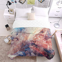 Load image into Gallery viewer, T&H XHome Luxury Quilted Comforter Bedspread-Thin Soft Cozy,Abstract Painting Reversible Stitched Summer Lightweight Quilt Coverlet for All Season Oversized California King Size