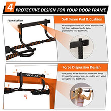 Load image into Gallery viewer, Doorway Pull Up Bar with Ergonomic Grip, Exercise Equipment Body Gym System No Screws Trainer, Multi-Grip Chin Up Bar & Exercise Bar & Home Workout