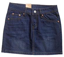 Load image into Gallery viewer, chouyatou Women's Casual Short Denim Skirt (Medium, Lblue)