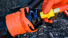 Load image into Gallery viewer, Camco 22990 25ft RhinoFLEX 5/8" ID Gray/Black Water Tank Clean Out Hose | Ideal For Flushing Black Water, Grey Water or Tote Tanks , Orange