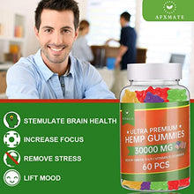 Load image into Gallery viewer, Hemp Gummies 30000MG - 100% Natural Hemp Oil Infused Gummies for Pain, Anxiety, Stress & Inflammation Relief, Calm Mood