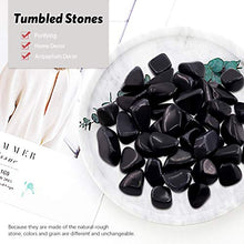 Load image into Gallery viewer, Hilitchi 1lb Bulk Large Natural Tumbled Polished Brazilian Stones Gemstone Healing Crystals Quartz for Wicca, Reiki, and Energy Crystal Healing (Obsidian About 1lb/450g/16oz/bag)