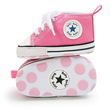 Load image into Gallery viewer, Tutoo Unisex Baby Boys Girls Star High Top Sneaker Soft Anti-Slip Sole Newborn Infant First Walkers Canvas Denim Shoes