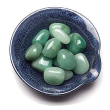 Load image into Gallery viewer, Cherry Tree Collection 1/2 Pound Tumbled Polished Stones | 3/4" - 1" Size Nuggets | Crystals for Decoration, Healing, Reiki, Chakra (Green Aventurine)