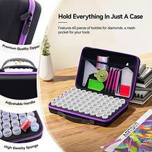 Load image into Gallery viewer, ARTDOT Diamond Painting Storage Containers, 60 Slots Diamond Painting Accessories Shockproof Jars for Jewelry Beads Rings Charms Glitter Rhinestones