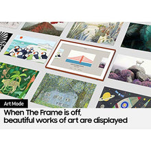 Load image into Gallery viewer, Samsung QN50LS03AAFXZA 50 Inch The Frame QLED 4K Smart TV 2021 Bundle with Samsung 2021 50 inch The Frame Customizable Bezel Modern Teak