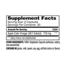Load image into Gallery viewer, Enzymedica, Apple Cider Vinegar, Natural Support for Digestion and Healthy Weight Balance with the Mother Preserved in Each Serving, Raw, Unfiltered, Non-GMO, Vegan, 60 capsules (30 servings)