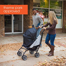 Load image into Gallery viewer, Summer 3Dflip Convenience Stroller, Black/Gray – Lightweight Umbrella Stroller with Reversible Seat Design for Rear and Forward Facing, Compact Fold, Adjustable Oversized Canopy and More