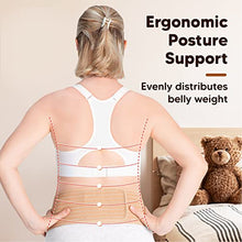 Load image into Gallery viewer, KeaBabies Maternity Belly Band for Pregnancy - Soft & Breathable Pregnancy Belly Support Belt - Pelvic Support Bands - Tummy Band Sling for Pants - Pregnancy Back Brace (Classic Ivory, One Size)