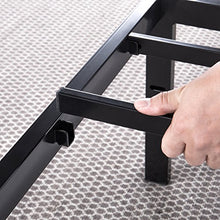 Load image into Gallery viewer, Best Price Mattress 14 Inch Metal Platform Beds w/ Heavy Duty Steel Slat Mattress Foundation (No Box Spring Needed), Black
