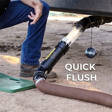Load image into Gallery viewer, Hoss Quick Connect Hooks on Sanitary Sewer RV Adapter for Black Tank Drainage