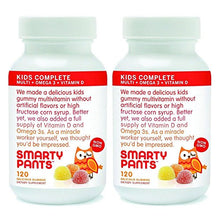Load image into Gallery viewer, SmartyPants Children's All-in-One Multivitamin Plus Omega-3 Plus Vitamin D, 120 COUNT (Pack of 2)