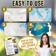 Load image into Gallery viewer, Insnug Epoxy Resin Kit Supplies - Resin for Silicone Mold Tumblers Resina Epoxica Transparente Jewelry Making Kits, 32 oz Clear 2 Part Craft and Art Silcone Molder Keychain Hardener Casting Molds