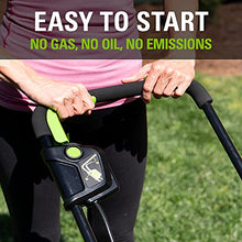 Load image into Gallery viewer, Greenworks 24V 13-Inch Cordless (2-In-1) Push Lawn Mower, 4.0Ah USB Battery (USB Hub) and Charger Included MO24B410