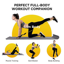 Load image into Gallery viewer, FITFORT Resistance Bands Set Exercise Bands - Workout Bands Stackable up to 150lb, Indoor/Outdoor Fitness Bands with Door Anchor & Handles for Strength, Slim, Yoga, Home Gym Equipment for Men/Women