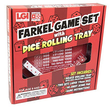 Load image into Gallery viewer, Farkel Rolling Tray Set with Deluxe Rolling Tray, 2 Sets of Dice, & Score Pad