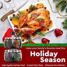 Load image into Gallery viewer, Spice Rack Organizer for Cabinet - Seasoning, Herb and Spice Organizer with 12 Jars and Labels - Spinning Spice Rack - Compact Seasoning Organizer to Fit Cabinets or Countertops (Spices not Included)