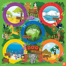 Load image into Gallery viewer, MindWare Zoo On The Loose – Early Learning Games for preschoolers – Great for Home or daycares – Includes 5 Stuffed Animals & Parent Guide for Multiple Ways to Play – 1 or More Players, Ages 4+