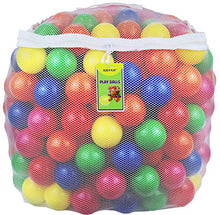 Load image into Gallery viewer, Click N' Play Ball Pit Balls for Kids, Plastic Refill 2.3 Inch Balls, 100 Pack, 6 Bright Colors, Phthalate and BPA Free, Includes a Reusable Storage Bag with Zipper, Great Gift for Toddlers and Kids