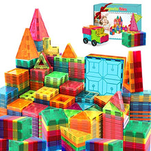 Load image into Gallery viewer, Landtaix Kids Magnet Tiles Toys New Upgrade 100Pcs Oversize 3D Magnetic Building Blocks Tiles Set,Inspirational Educational Toys for 3 4 5 6 Year Old Boys Gilrs Gifts