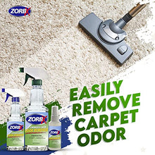 Load image into Gallery viewer, ZORBX Unscented Multipurpose Odor Eliminator Value Pack - Used in Hospitals & Healthcare Facilities | Advanced Trusted Formula | Perfect Bundle to Get Rid of Unpleasant Odors (2 Oz + 16 Oz + 32 Oz)