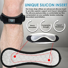 Load image into Gallery viewer, Patella Strap Knee Brace Support for Arthritis, ACL, Running, Basketball, Meniscus Tear, Sports, Athletic. Best Knee Brace for Hiking, Soccer, Volleyball & Squats (1 Pack)