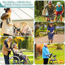 Load image into Gallery viewer, Guiseapue Stroller Cup Holder with Phone Holder, Universal Bottle Holder for Wheelchair, Walker, Bike, Scooter, Stroller Accessories for Uppababy, Nuna, Bugaboo, Doona Stroller, Gifts for Women, Men