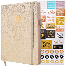 Load image into Gallery viewer, Deluxe Law of Attraction Academic Planner Sep 2020 - Dec 2021 - Weekly & Monthly planner to Increase Productivity & Happiness. Weekly Goal Planner, Organizer & Gratitude Journal + Planner Stickers